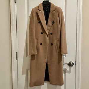 Rag & Bone Camel Double Breasted Coat